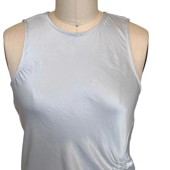 House of Harlow 1960 Silver Gray Satin MIDI dress size XS - Picture 7 of 10